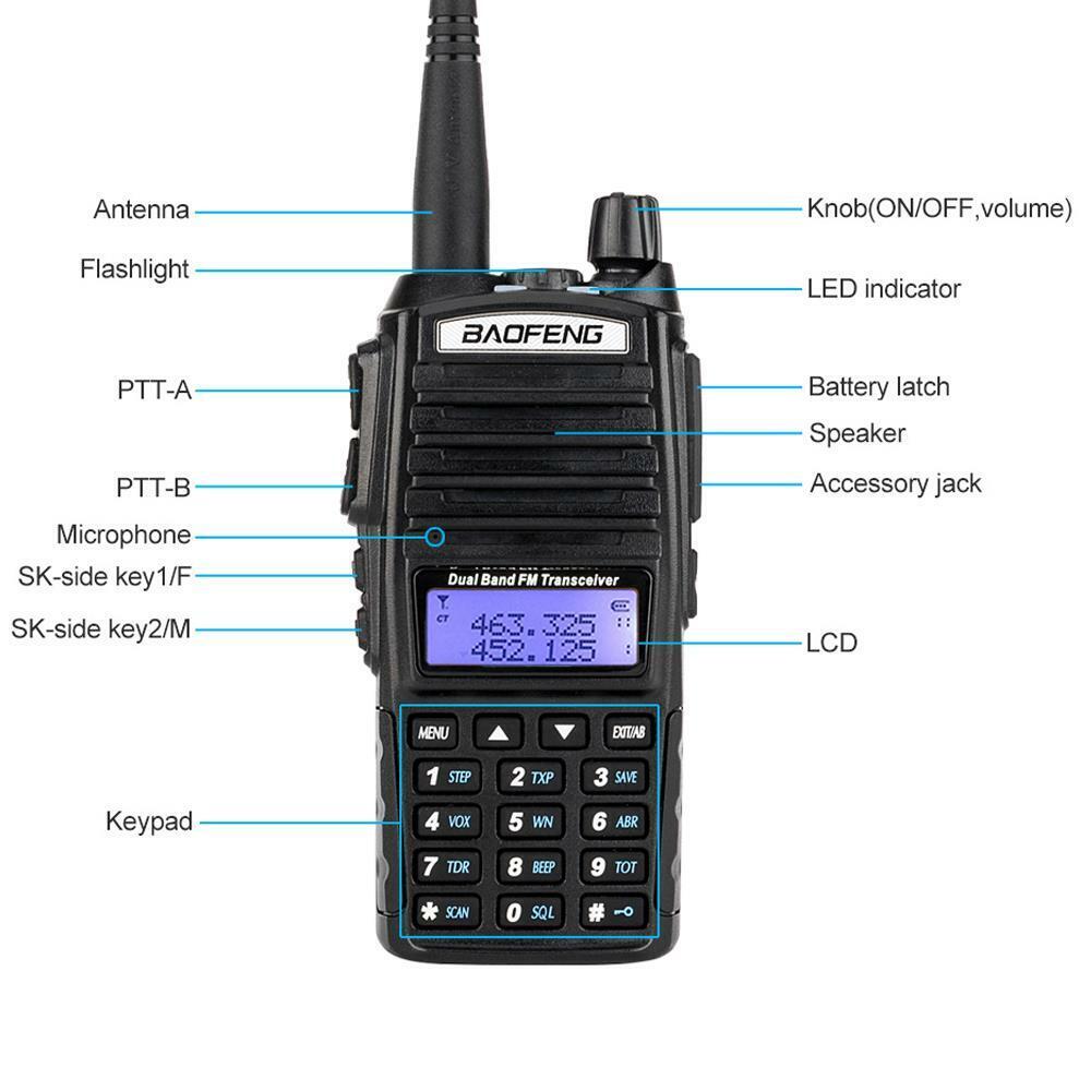 BAOFENG UV-82 Two Way Radio Dual Band Walkie Talkie