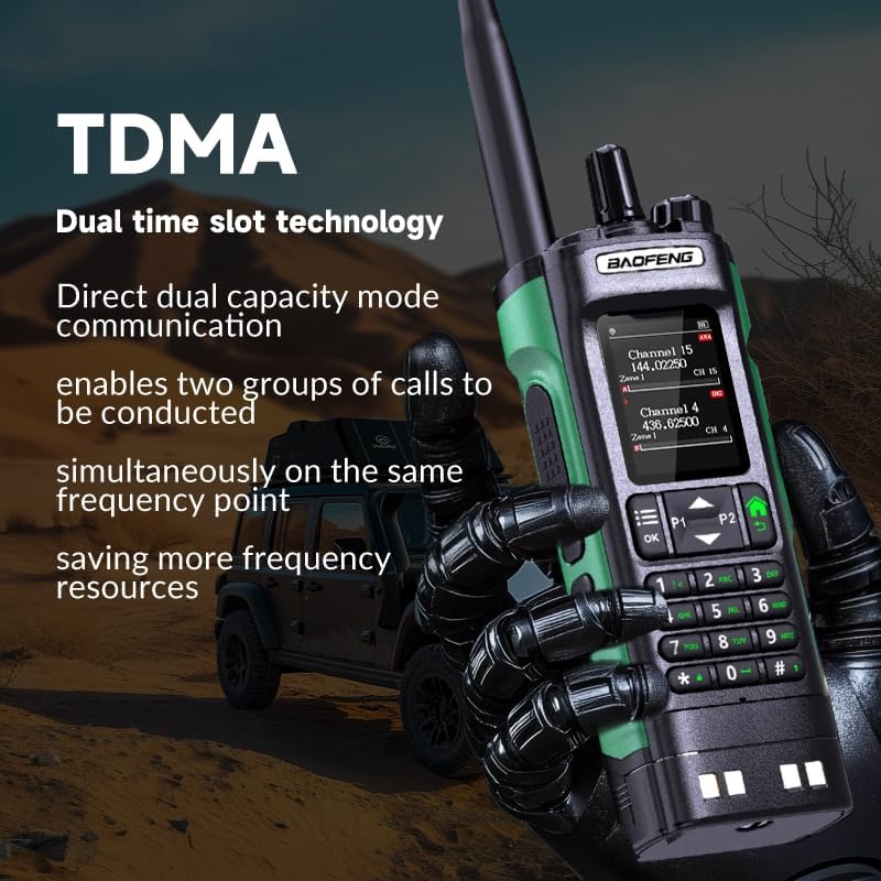 BAOFENG DM-32 DMR Two Way Radio GPS Matching Satellite Positioning
