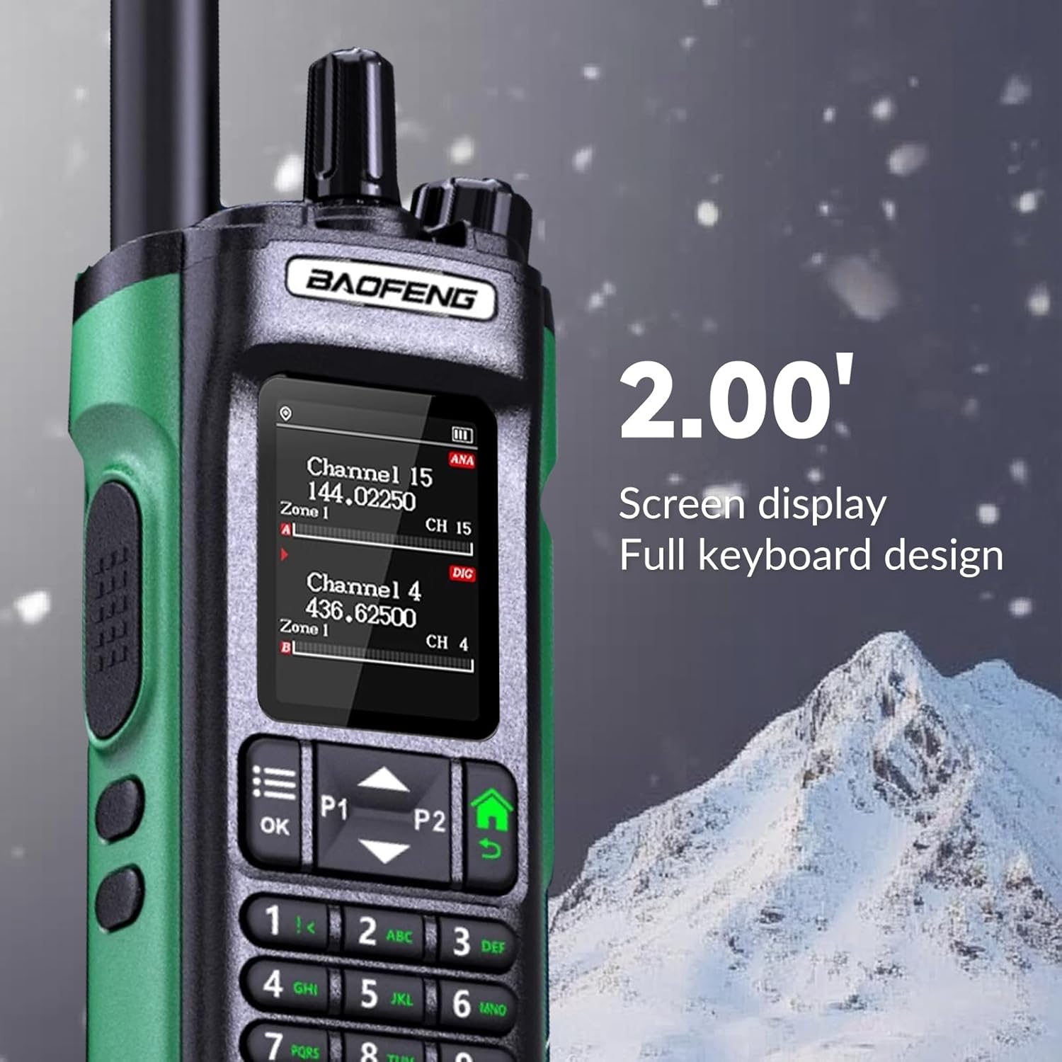 BAOFENG DM-32 DMR Two Way Radio GPS Matching Satellite Positioning