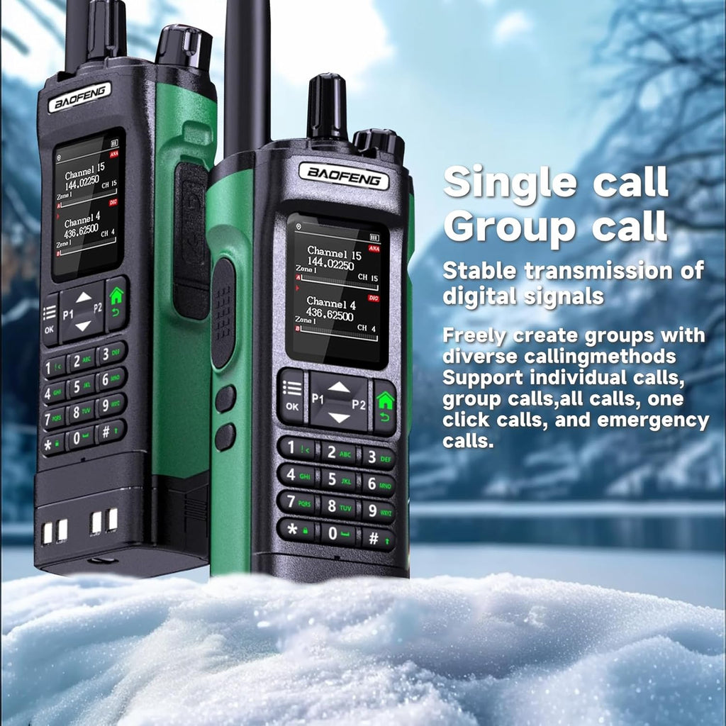 BAOFENG DM-32 DMR Two Way Radio GPS Matching Satellite Positioning