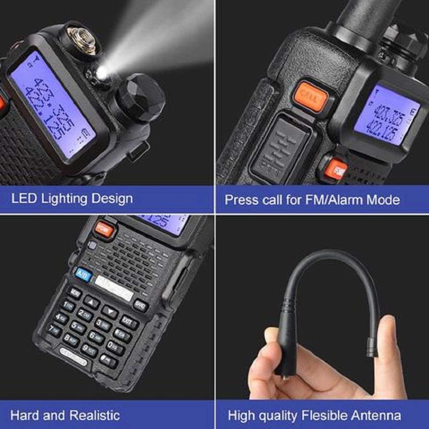 BAOFENG UV-5R Two Way Radio Dual Band Walkie Talkie