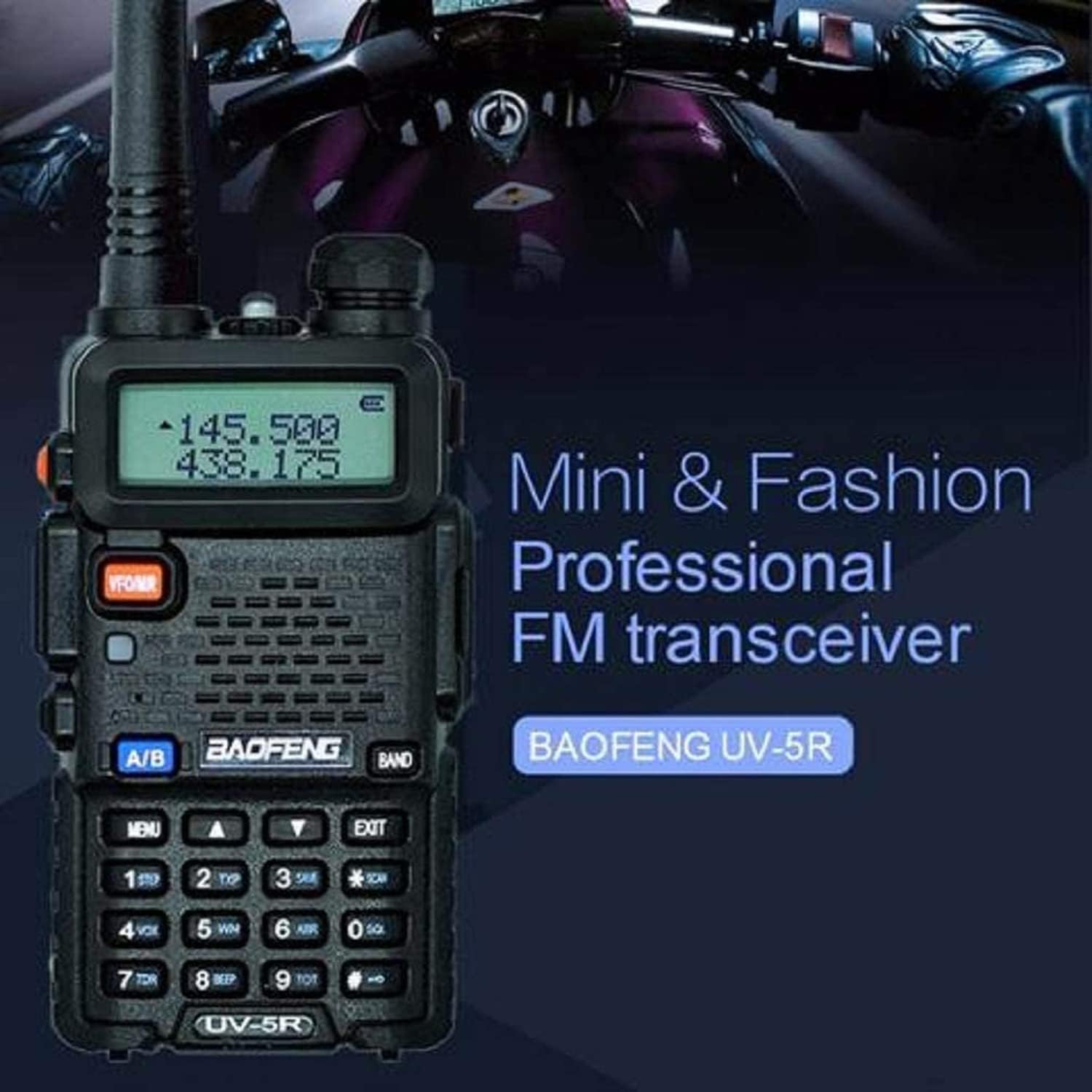 BAOFENG UV-5R Two Way Radio Dual Band Walkie Talkie