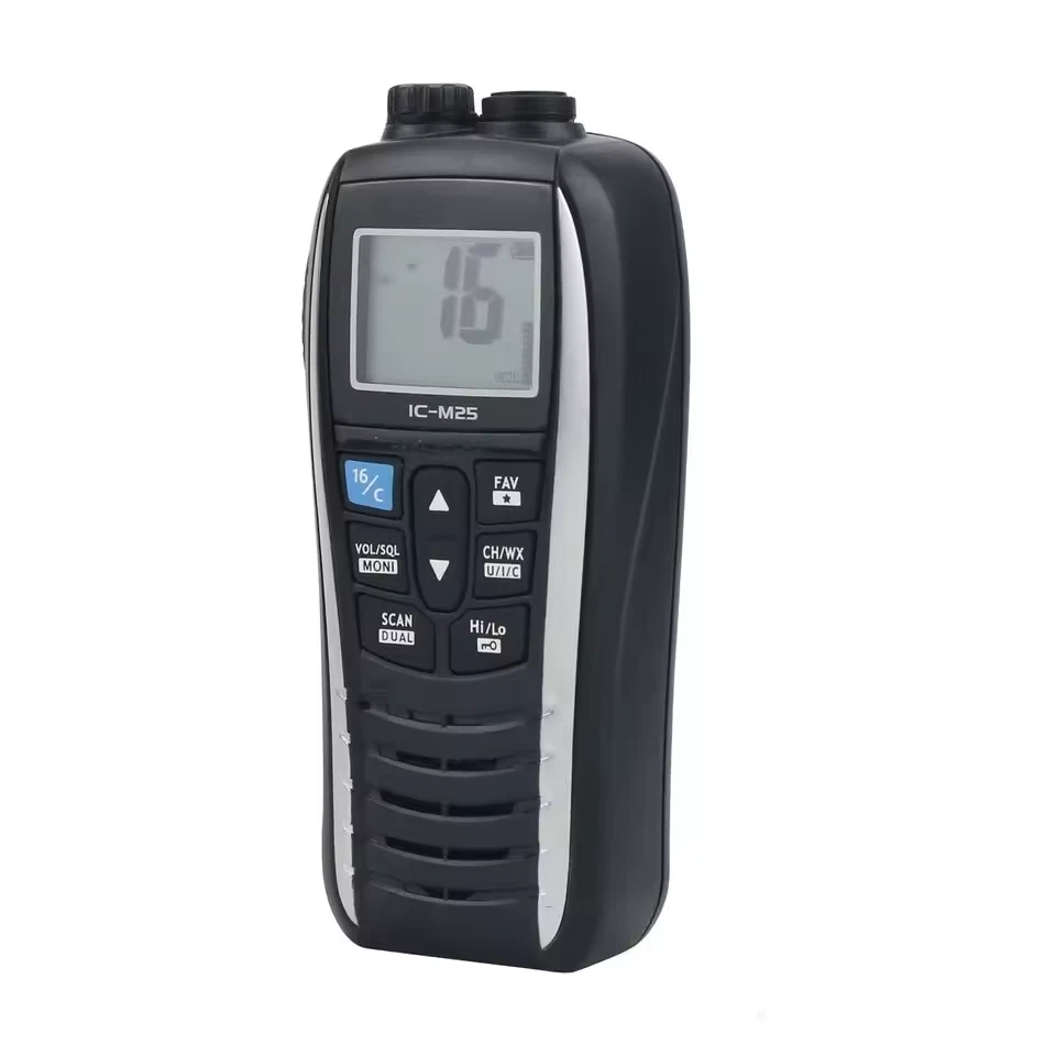ICOM-M25 Marine Walkie Talkie VHF FM Marine Handheld Transceiver Waterproof Radio