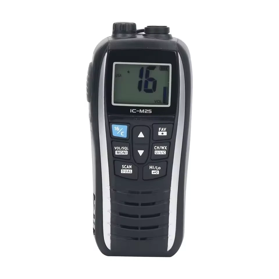 ICOM-M25 Marine Walkie Talkie VHF FM Marine Handheld Transceiver Waterproof Radio