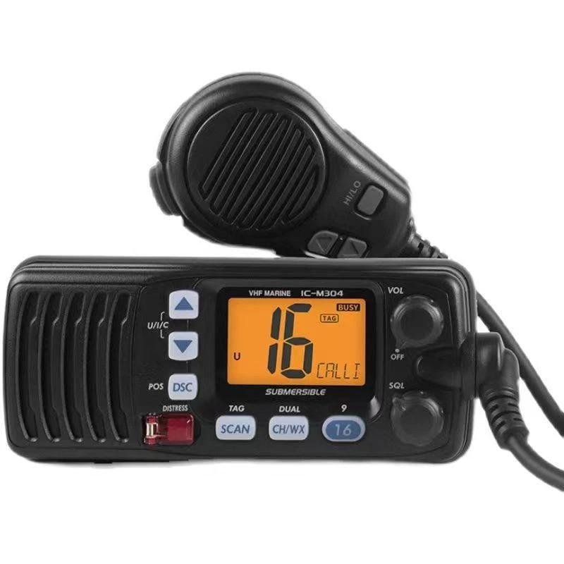 IC-M304 Waterproof Car Radio Station VHF Marine Radio Submersible Mobile Radio 25W