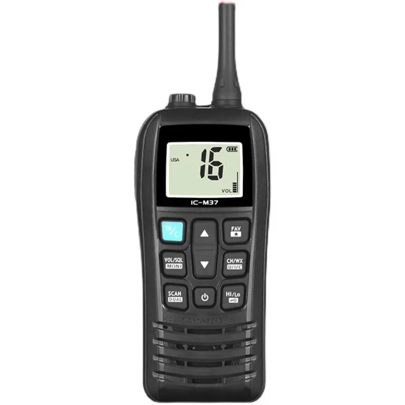 ICOM-M37 Transceiver Marine Transceiver Ship Walkie Talkie VHF Radio 6W