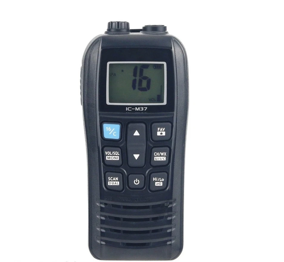 ICOM-M37 Transceiver Marine Transceiver Ship Walkie Talkie VHF Radio 6W